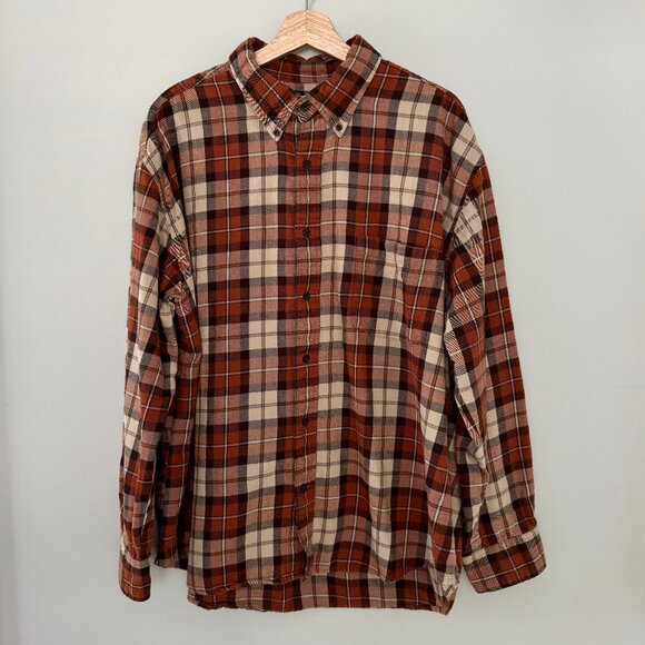 St. Johns Bay Button Up Flannel (XXL) - Picture 1 of 10